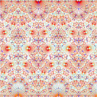 An image comprised of multiple interconnected multi-colored circles.